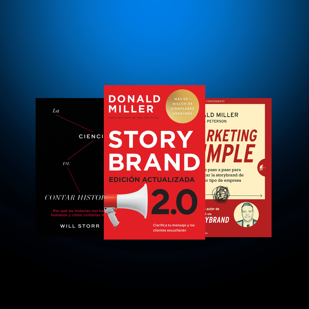 Colección Storytelling — tres libros sobre la ciencia y el uso comercial de las historias