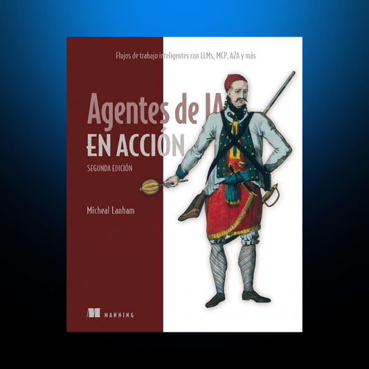 Portada de Agentes de IA en Acción, segunda edición, de Micheal Lanham