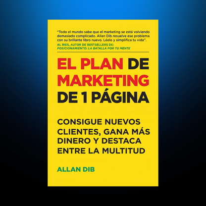 Portada de El Plan de Marketing de 1 Página, de Allan Dib