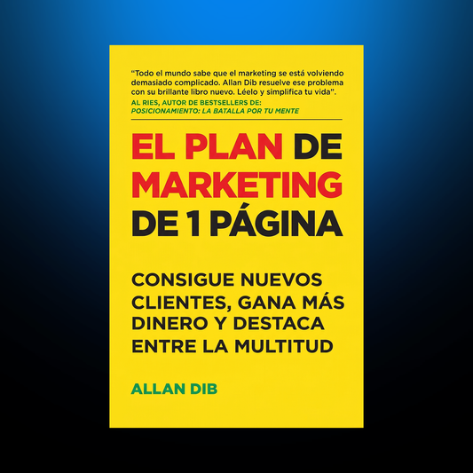 Portada de El Plan de Marketing de 1 Página, de Allan Dib