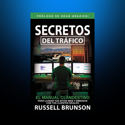 Portada de Secretos del Tráfico, de Russell Brunson